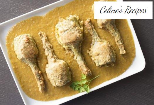 Artischocken in Sauce geschlagen