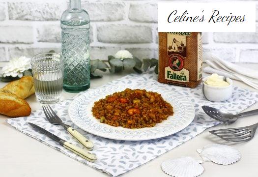 Viel Reis. Valencianisches traditionelles Rezept