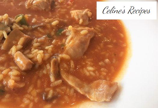 Suppenreis mit Kaninchen