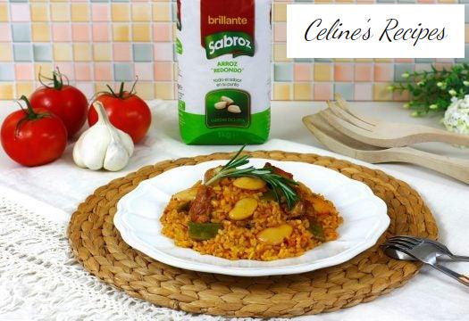 Reis mit Huhn und Kaninchen