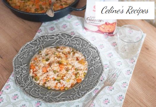 Klebreis mit Gemüse