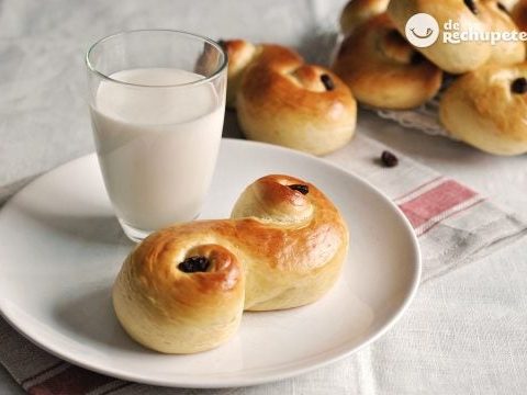 Schwedische Brötchen aus St. Lucia. Weihnachtsrezept