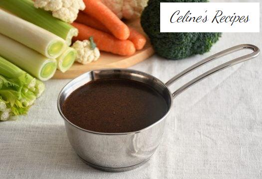 Konzentrierte Gemüsebrühe