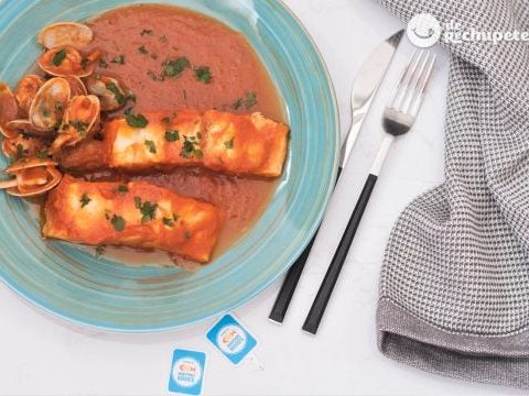 Wolfsbarsch in Meeresfrüchtesauce