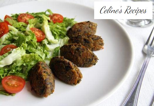 Gebackene Gemüsekroketten