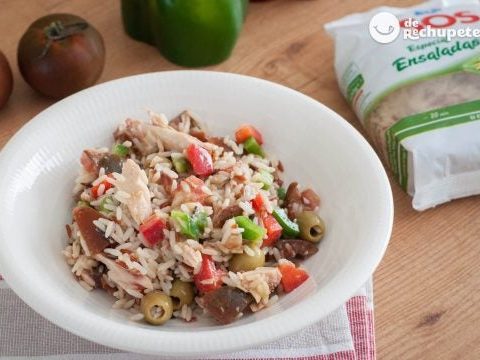 Freiland-Salat mit Reis