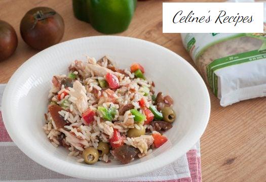 Freiland-Salat mit Reis