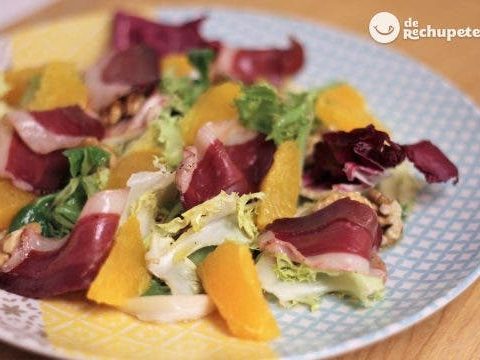 Entenschinken und Orangensalat