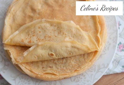 Milchpfannkuchen. Galizisches traditionelles Dessert