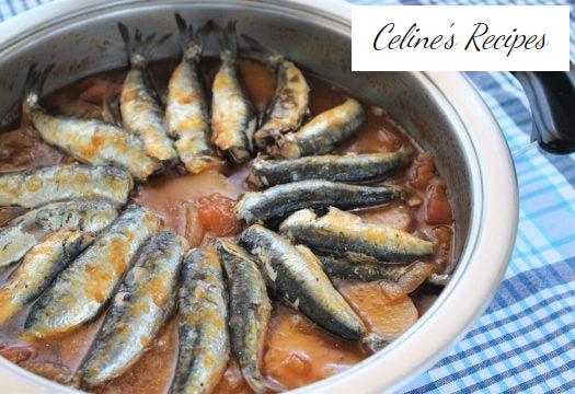 Meeresfrüchte-Eintopf aus Sardinen oder Xoubas