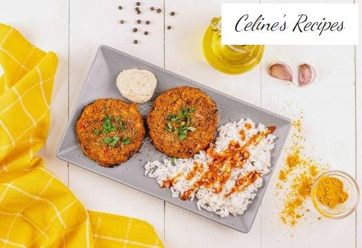 Vegane Linsen- und Gemüseburger