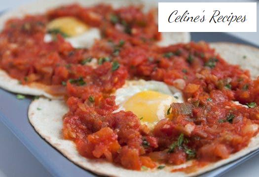 Huevos Rancheros. Mexikanisches Rezept