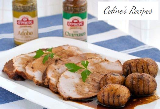 Im Ofen gerösteter Schinken