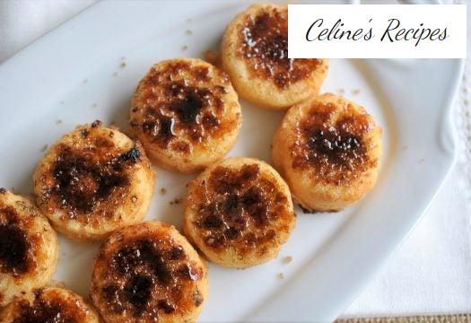 Karamellisierte gebratene Milch