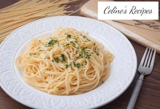Spaghetti oder Linguine mit Alfredo-Sauce