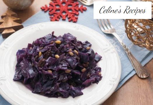 Rotkohl mit Pinienkernen - Celines Rezepte