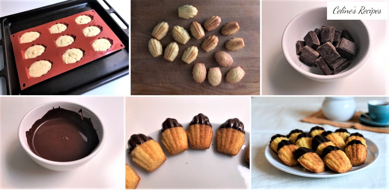 Französische Muffins oder Madeleines mit Schokolade - Celines Rezepte Französische Muffins oder Madeleines mit Schokolade - Celines Rezepte