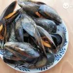Gegrillter oder gebratener galizischer Tintenfisch