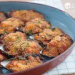 Muscheln mit Kartoffeln. Meeresfrüchte-Eintopf