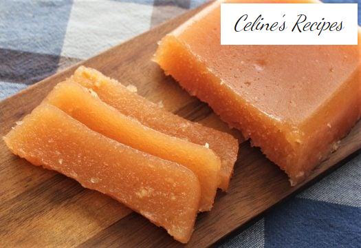 Hausgemachte Quitte und Apfelsüßigkeit