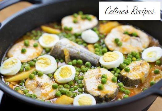 Gedünsteter Seehecht