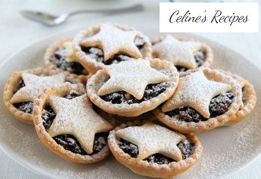 Hackfleischfüße. Weihnachtsfruchtkuchen