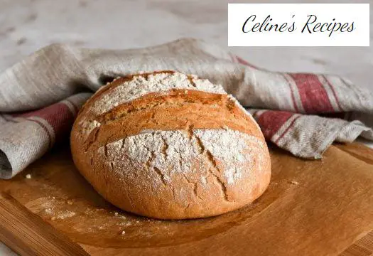 Schnelles und einfaches Brot ohne Blätter mit gewöhnlichem Mehl