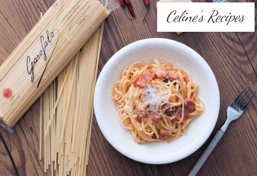 Nudeln mit Amatriciana-Sauce (Spaghetti alla Amatriciana)