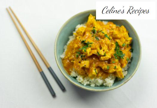 Hühnchen-Curry-Express. Schnelles Curry