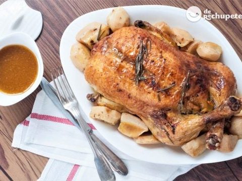 Gefülltes Hähnchen zu Weihnachten