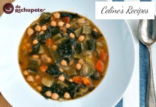 Kichererbseneintopf mit Gemüse