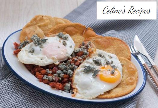 Asturische Kuchen mit Picadillo und Cabrales