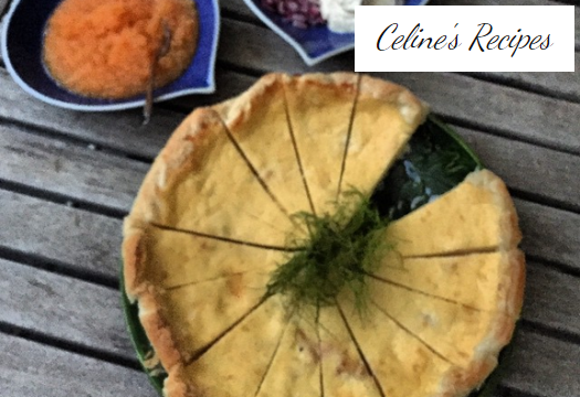 Schwedischer Käsekuchen. Västerbottenostpaj