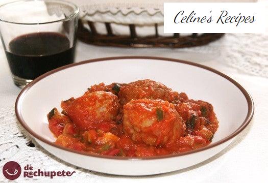 Fleischbällchen mit Gemüse Ratatouille