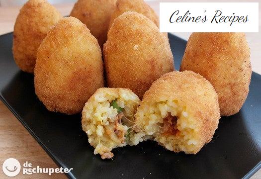 Arancini di Riso oder Reiskroketten. Italienisches Rezept