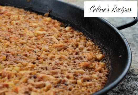 Reis mit Tintenfisch und Garnelen