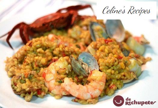 Reis mit Meeresfrüchten