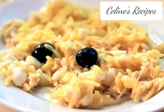 Goldener Kabeljau oder Bacalhau à Brás