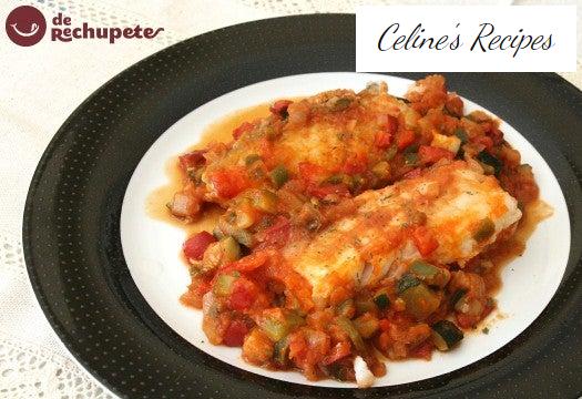 Kabeljau mit Gemüse-Ratatouille