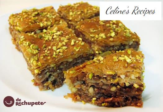 Hausgemachte griechische Baklavas