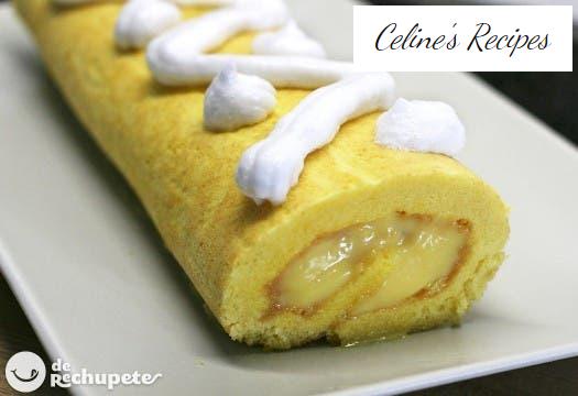 Zigeunerarm. Hausgemachtes Dessert Schritt für Schritt