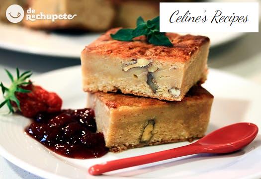 Brownies aus weißer Schokolade und Walnuss