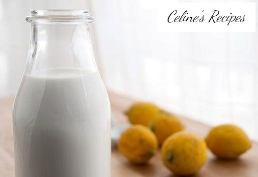 Wie man eine hausgemachte Buttermilch macht