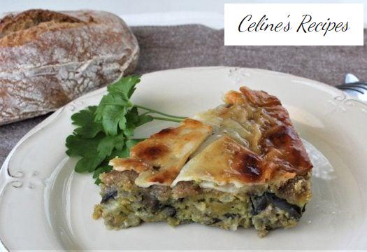 Auberginenauflauf. Murcian Moxil