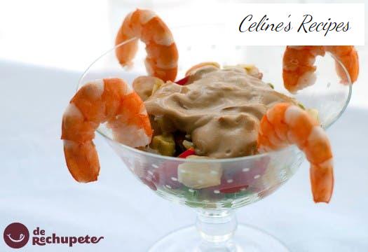Meeresfrüchte-Cocktail. Weihnachtsrezept