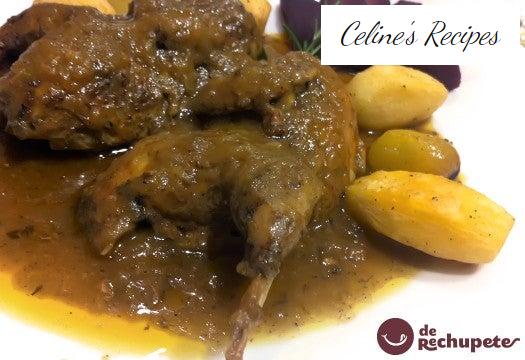 Wachtel in Gemüsesauce