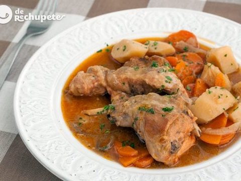 Kanincheneintopf mit Bier