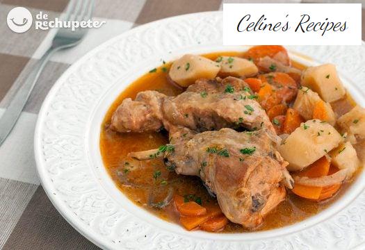 Kanincheneintopf mit Bier