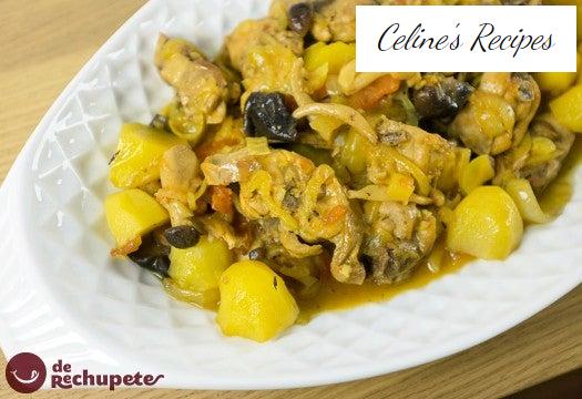 Kaninchen in Salsa. Karnickeleintopf