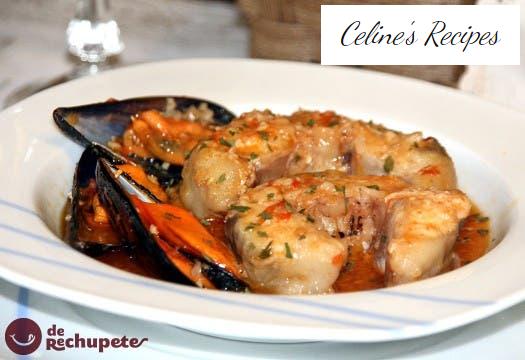 Conger mit Muscheln a la Marinera